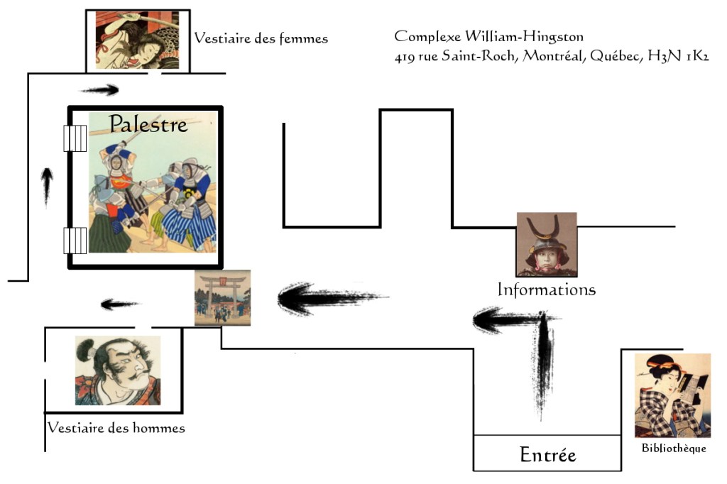 Plan du Complexe William-Hingston